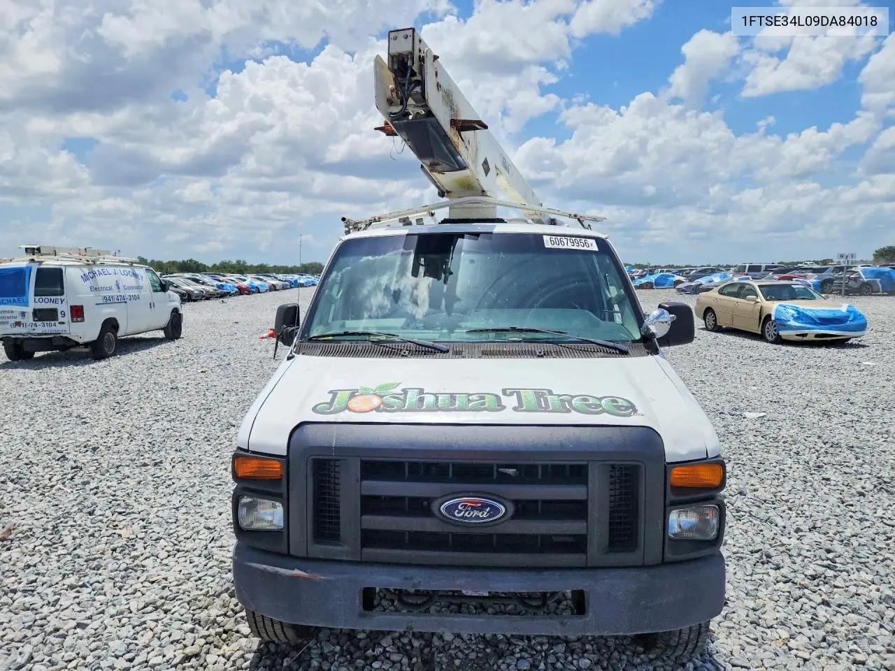 2009 Ford Econoline E350 Super Duty Van VIN: 1FTSE34L09DA84018 Lot: 60679956