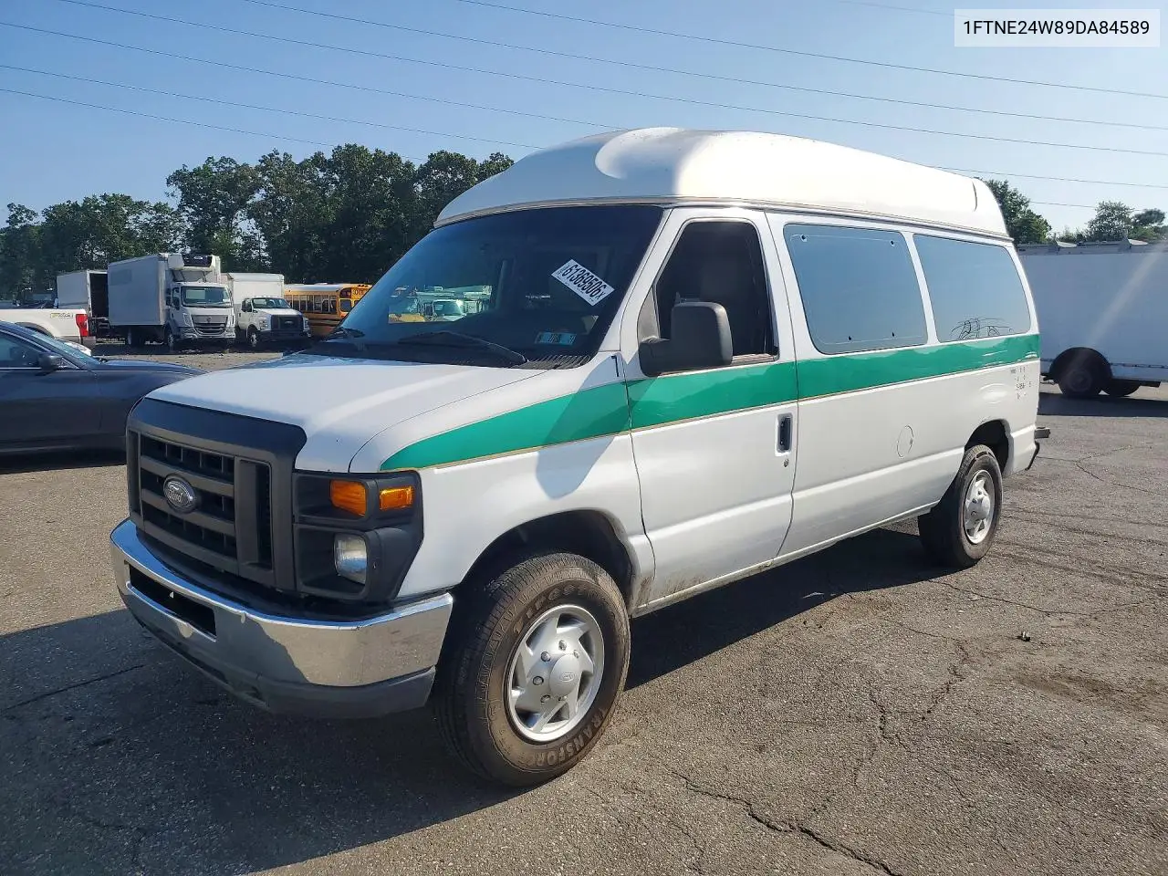 2009 Ford Econoline E250 Van VIN: 1FTNE24W89DA84589 Lot: 61369506