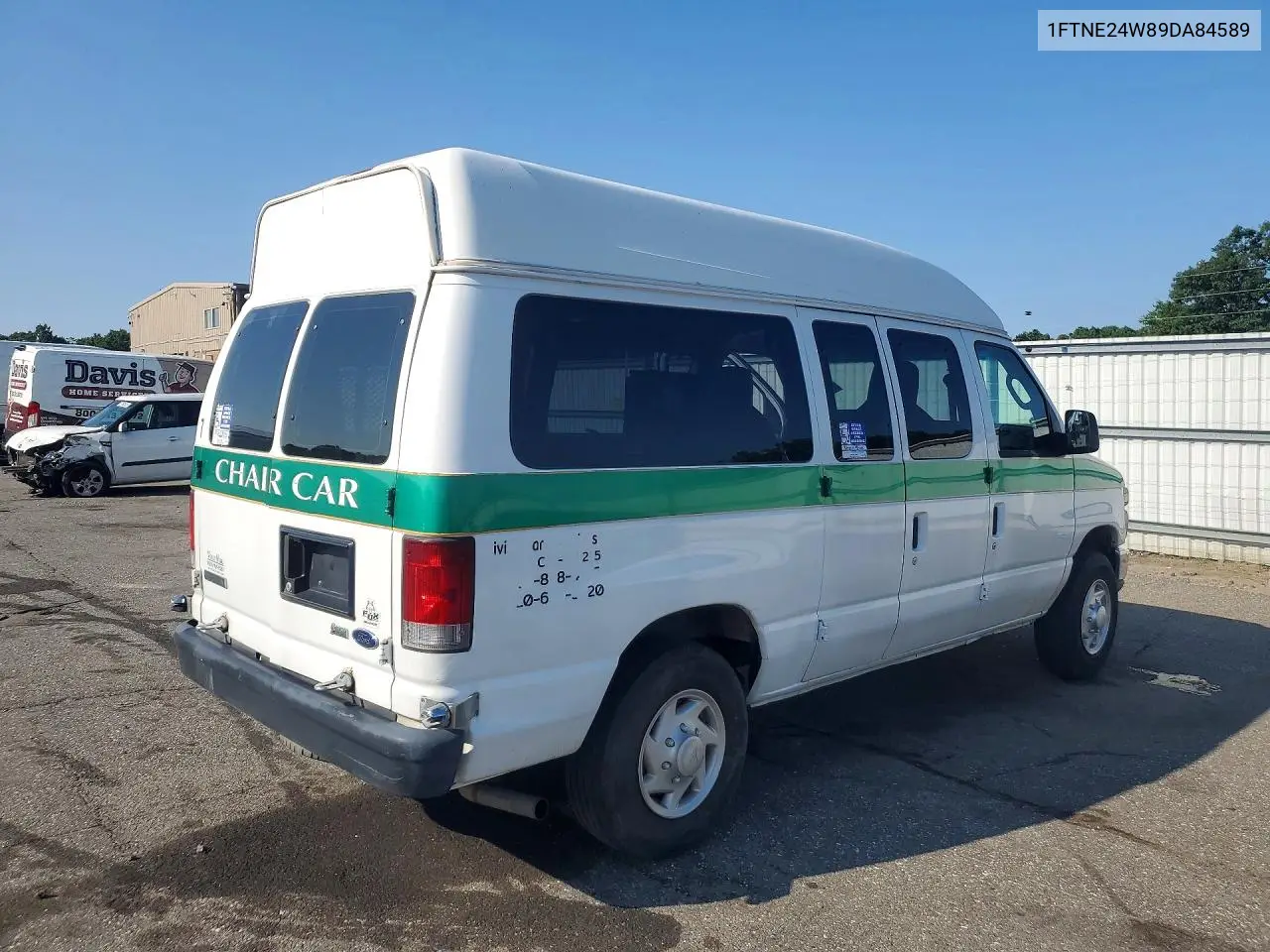 2009 Ford Econoline E250 Van VIN: 1FTNE24W89DA84589 Lot: 61369506