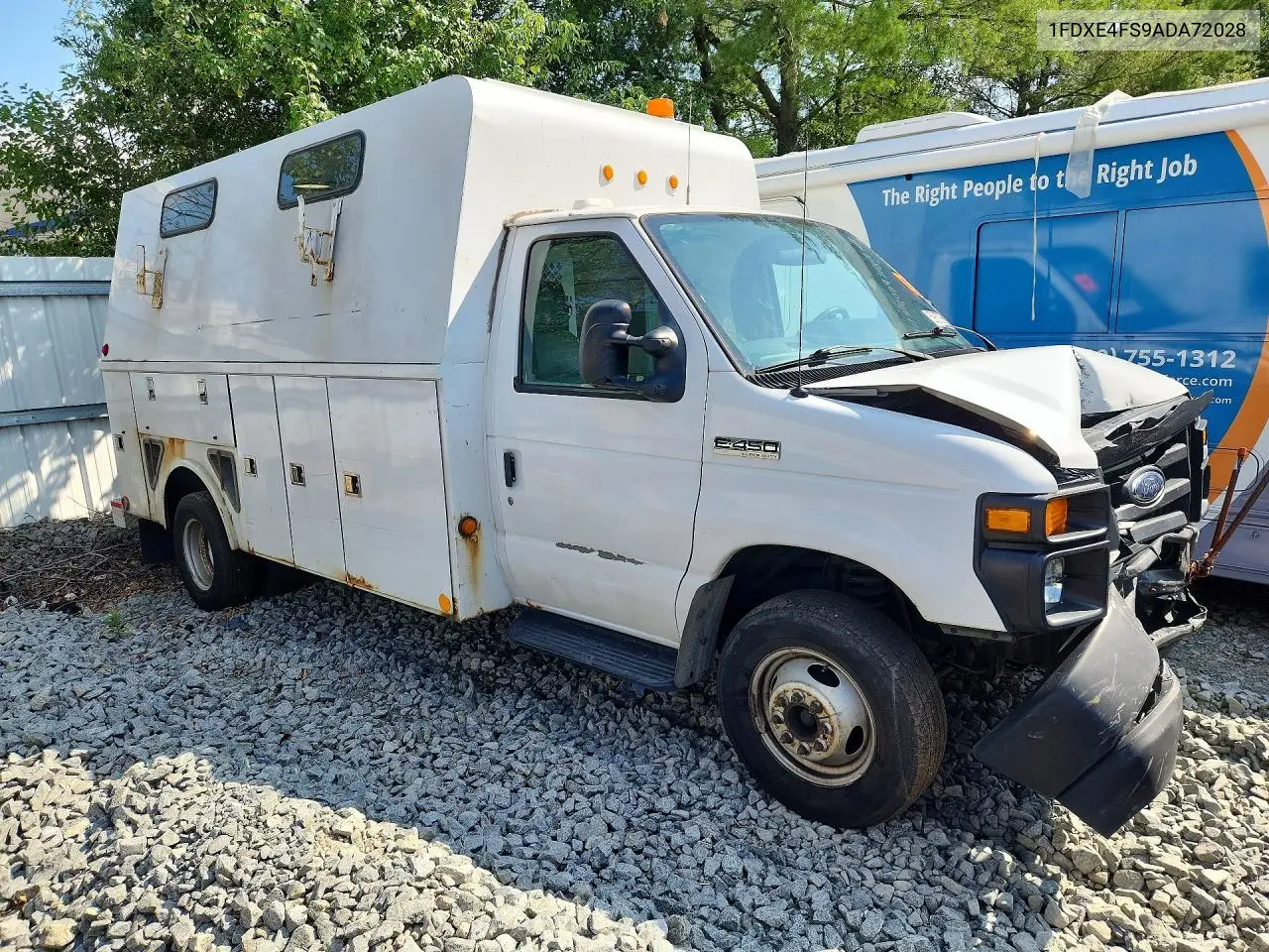2010 Ford Econoline E450 Super Duty Cutaway Van VIN: 1FDXE4FS9ADA72028 Lot: 59857856