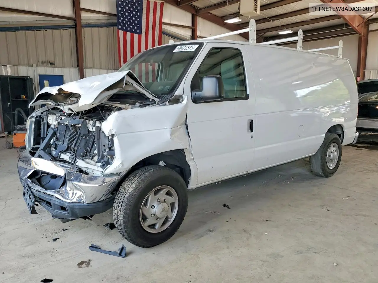 2010 Ford E150 Delivery Van VIN: 1FTNE1EW8ADA31307 Lot: 60472816