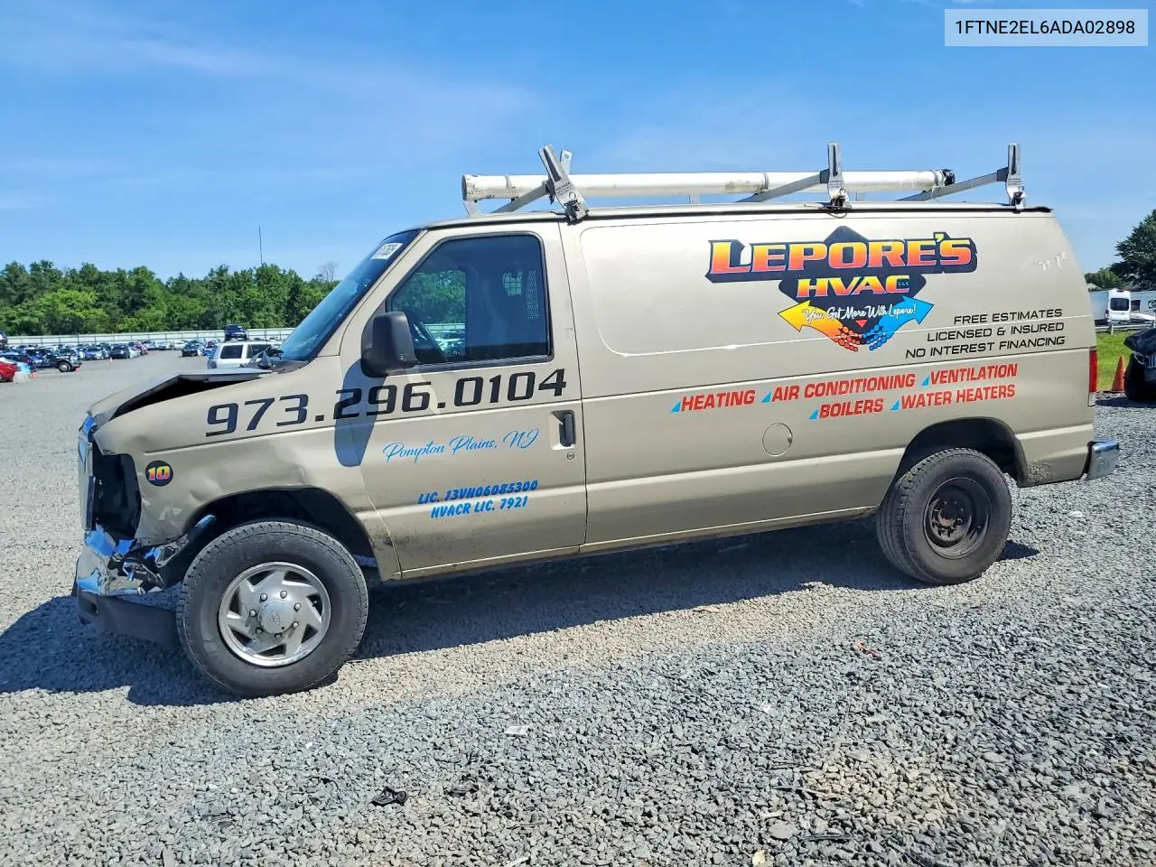 2010 Ford Econoline E250 Van VIN: 1FTNE2EL6ADA02898 Lot: 61573626