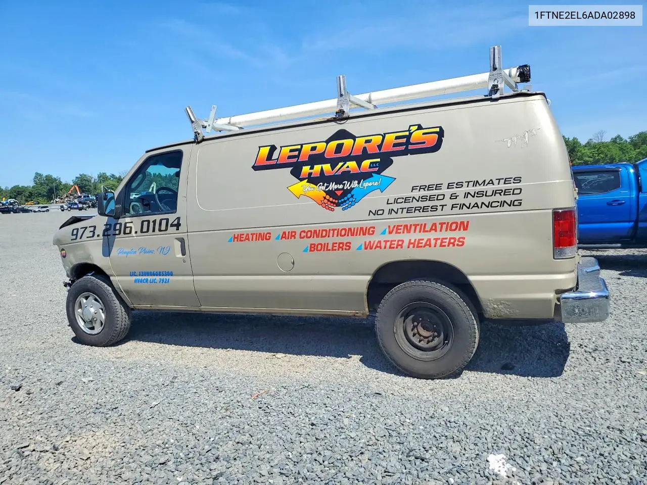 2010 Ford Econoline E250 Van VIN: 1FTNE2EL6ADA02898 Lot: 61573626