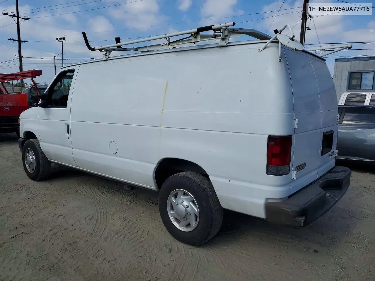 2010 Ford Econoline E250 Van VIN: 1FTNE2EW5ADA77716 Lot: 85453705