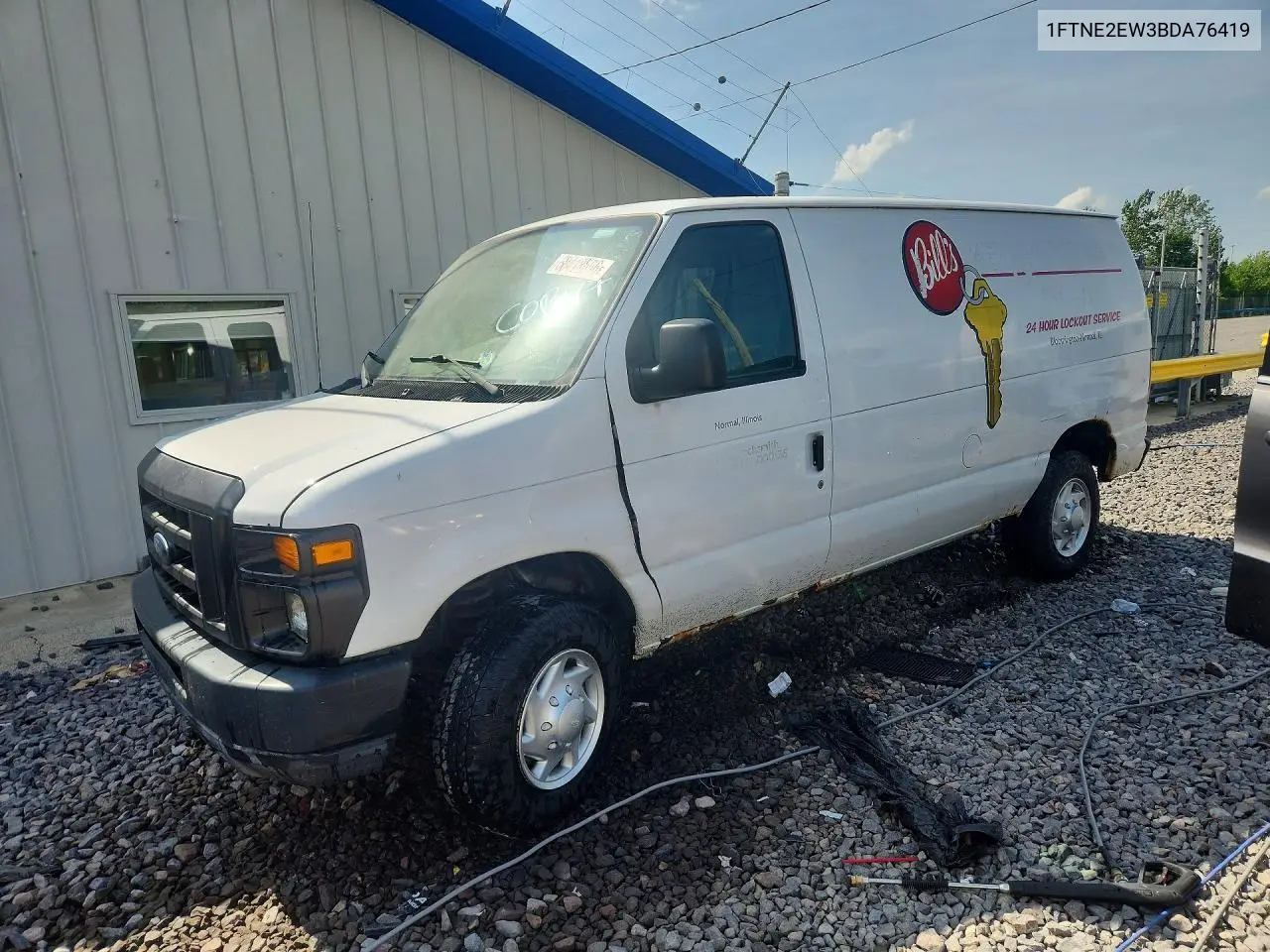 2011 Ford Econoline E250 Van VIN: 1FTNE2EW3BDA76419 Lot: 58418556