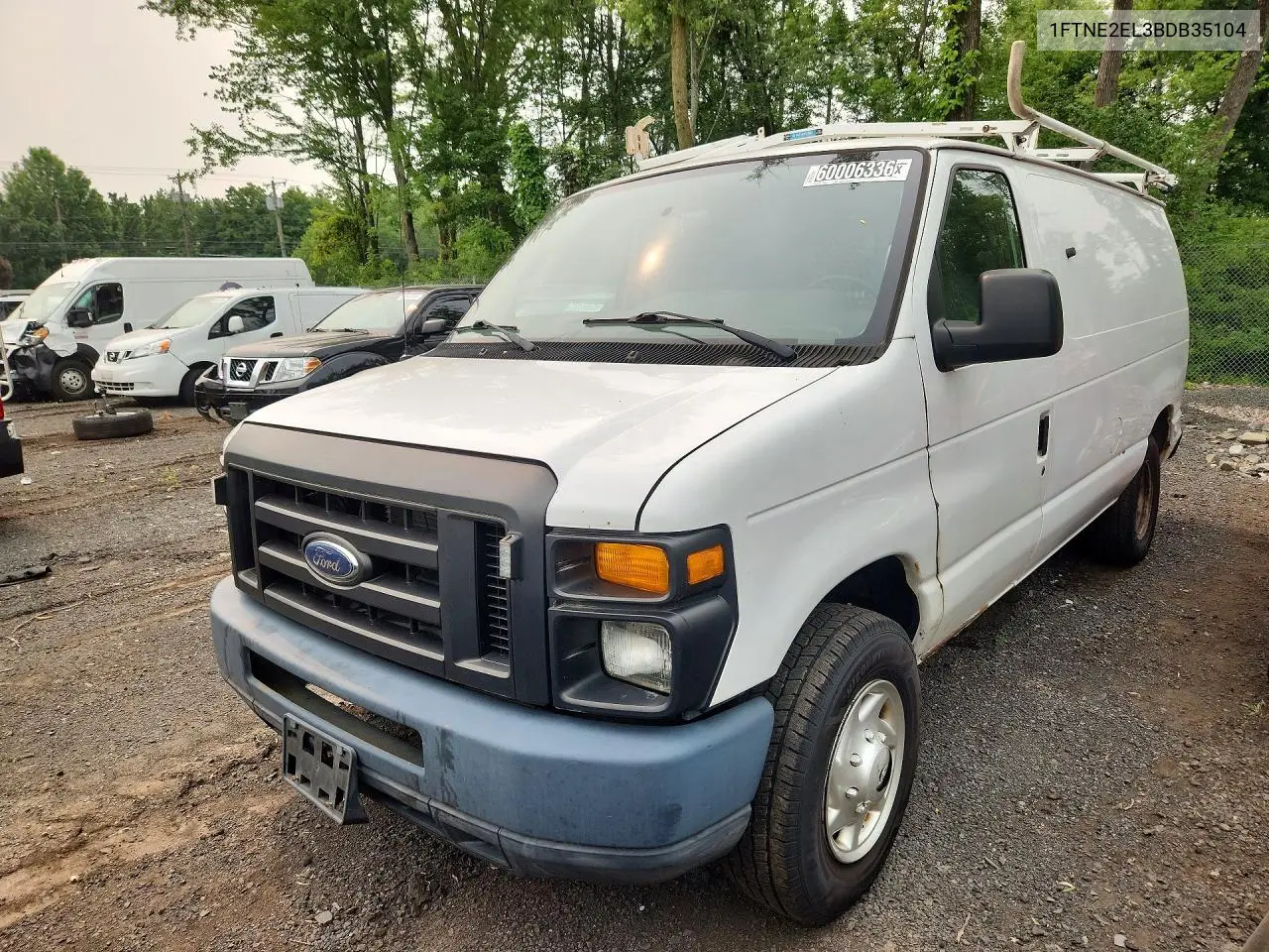 2011 Ford Econoline E250 Van VIN: 1FTNE2EL3BDB35104 Lot: 60006336