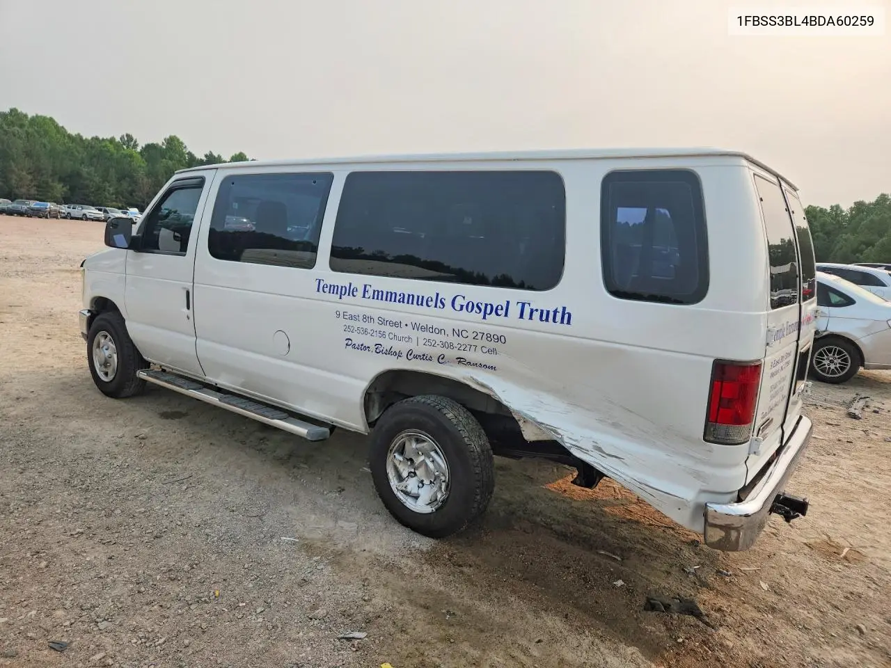 2011 Ford Econoline E350 Super Duty Wagon VIN: 1FBSS3BL4BDA60259 Lot: 60845886