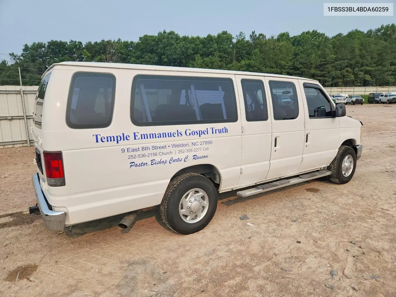 2011 Ford Econoline E350 Super Duty Wagon VIN: 1FBSS3BL4BDA60259 Lot: 60845886