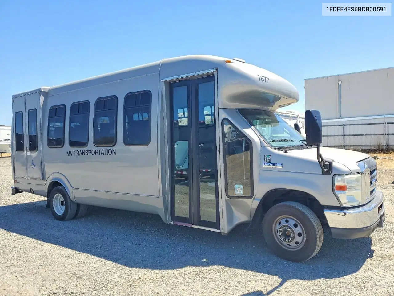 2011 Ford Econoline - Shuttle Bus VIN: 1FDFE4FS6BDB00591 Lot: 61357546