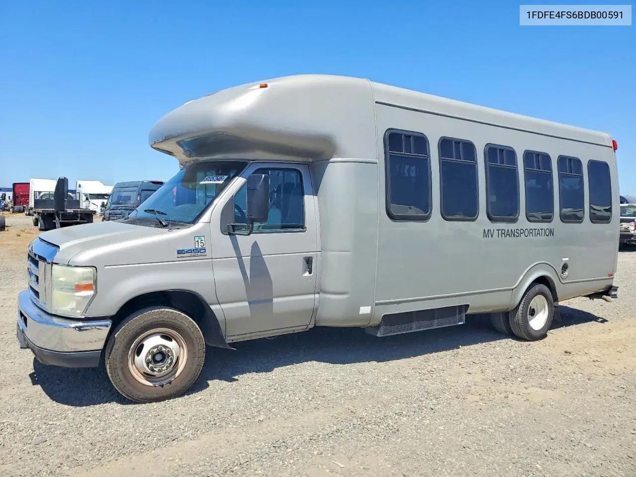 2011 Ford Econoline - Shuttle Bus VIN: 1FDFE4FS6BDB00591 Lot: 61357546