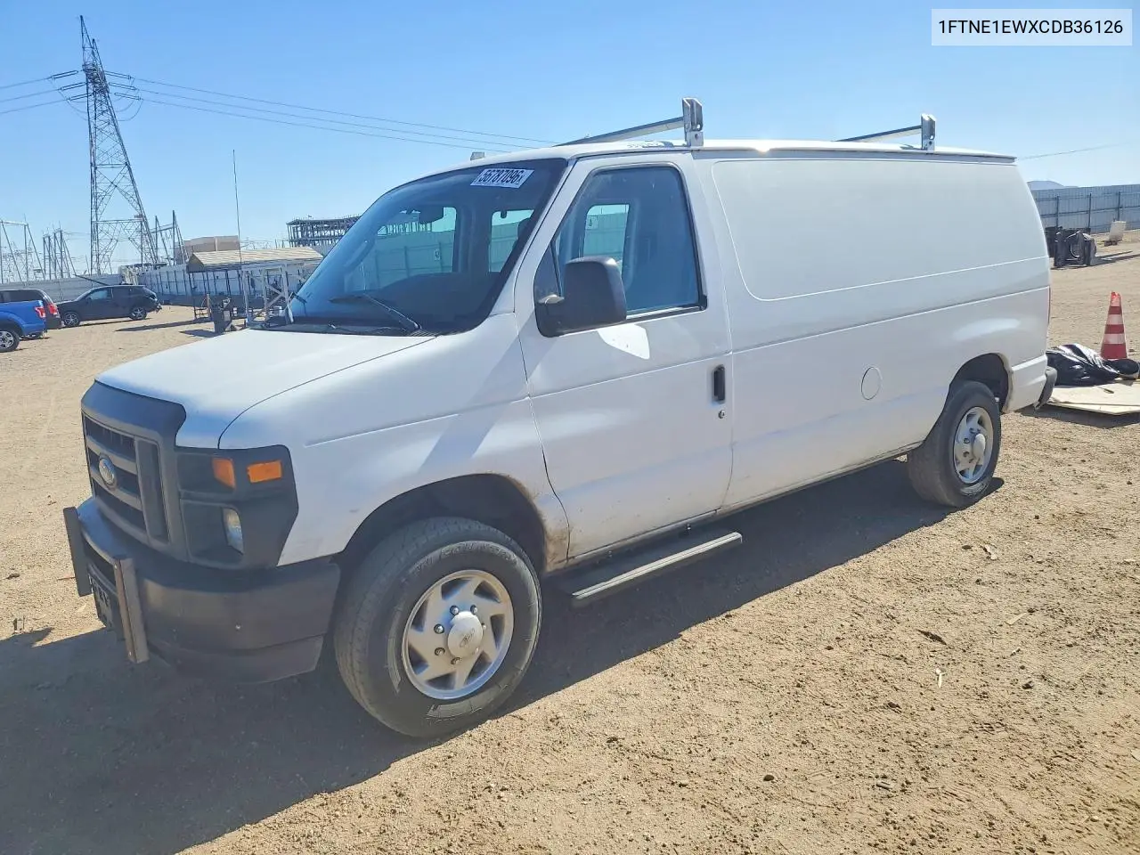2012 Ford Econoline E150 Van VIN: 1FTNE1EWXCDB36126 Lot: 56787096