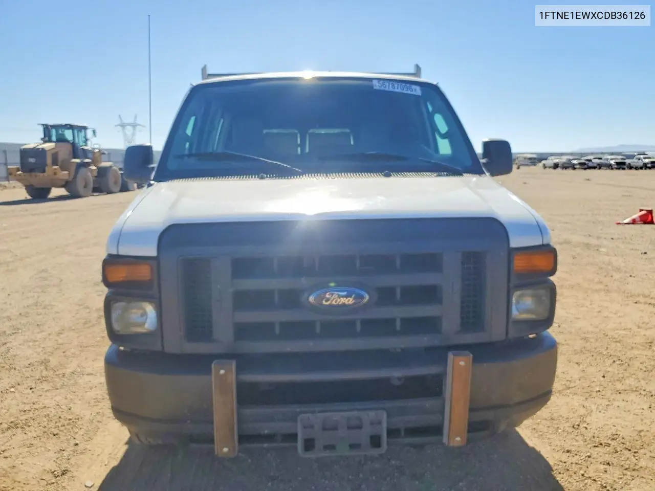 2012 Ford Econoline E150 Van VIN: 1FTNE1EWXCDB36126 Lot: 56787096