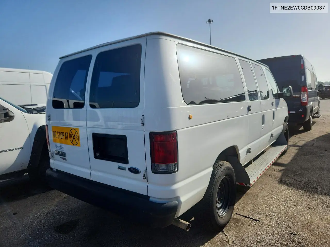 2012 Ford Econoline E250 Van VIN: 1FTNE2EW0CDB09037 Lot: 58146696
