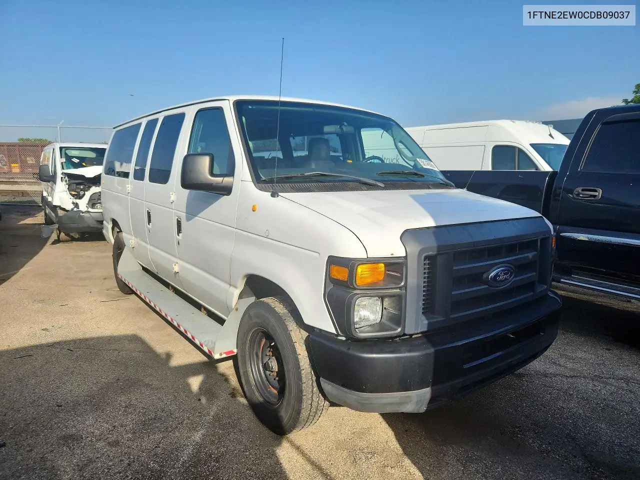 2012 Ford Econoline E250 Van VIN: 1FTNE2EW0CDB09037 Lot: 58146696
