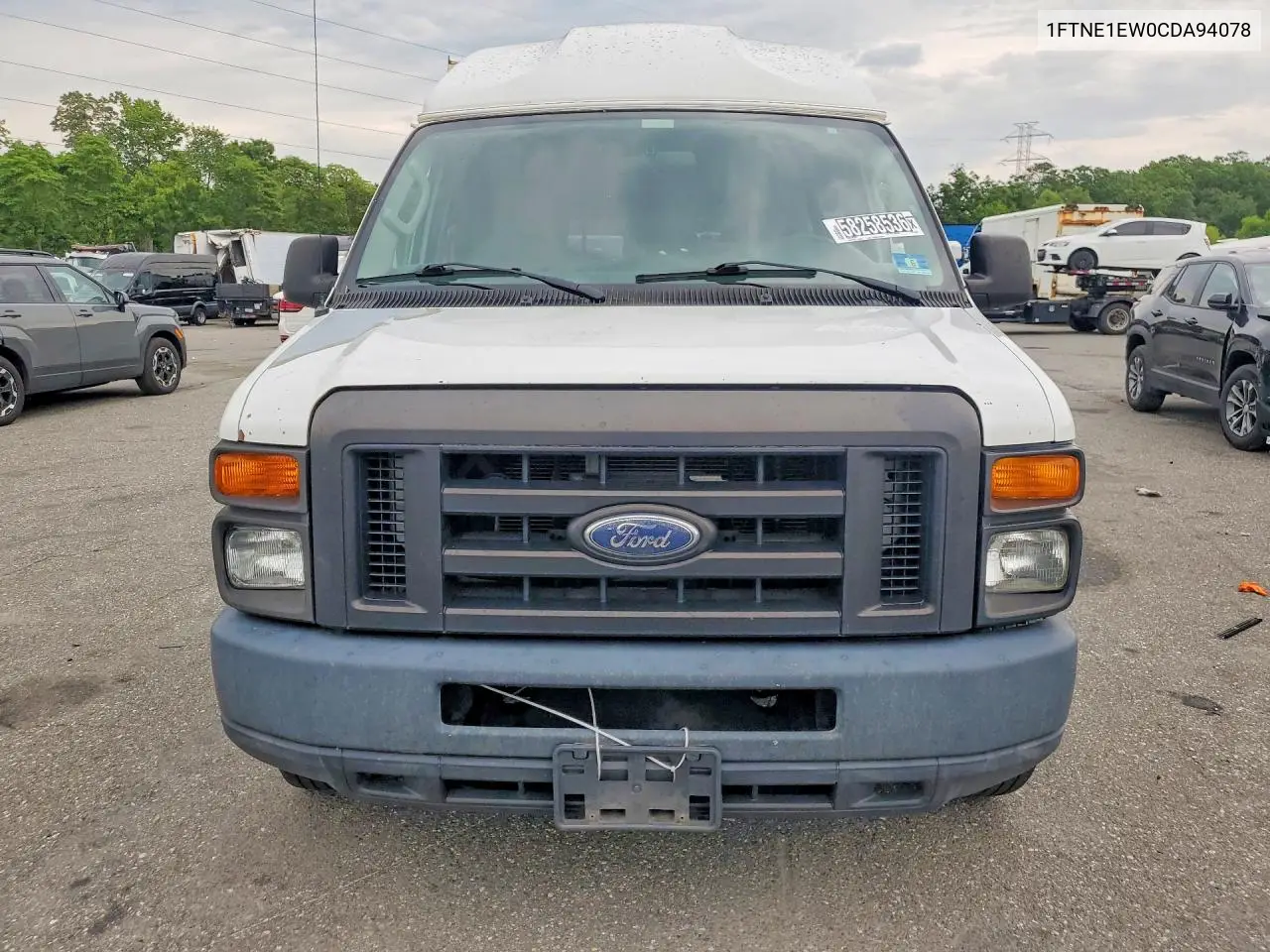 2012 Ford Econoline E150 Van VIN: 1FTNE1EW0CDA94078 Lot: 58258536