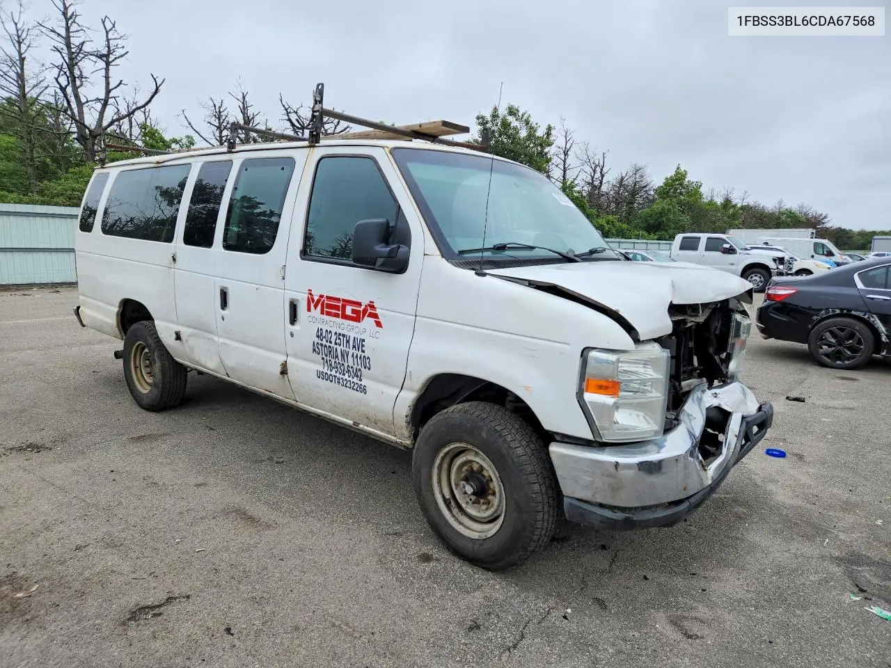 2012 Ford Econoline E350 Super Duty Wagon VIN: 1FBSS3BL6CDA67568 Lot: 58923696