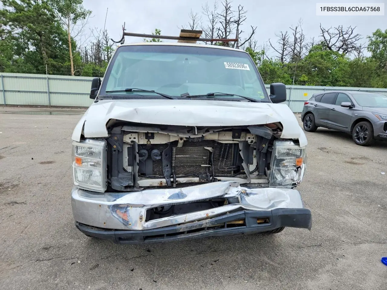 2012 Ford Econoline E350 Super Duty Wagon VIN: 1FBSS3BL6CDA67568 Lot: 58923696