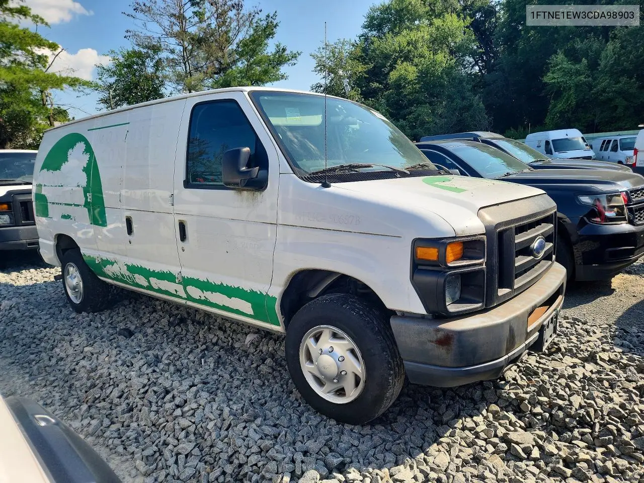 2012 Ford Econoline E150 Van VIN: 1FTNE1EW3CDA98903 Lot: 59844996
