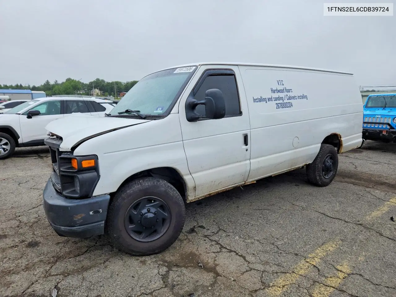 2012 Ford Econoline E250 Van VIN: 1FTNS2EL6CDB39724 Lot: 59972606