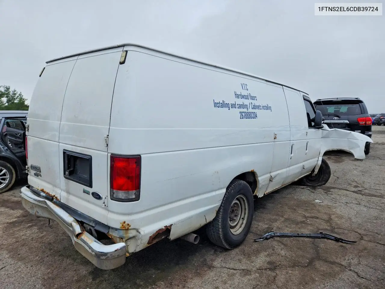 2012 Ford Econoline E250 Van VIN: 1FTNS2EL6CDB39724 Lot: 59972606