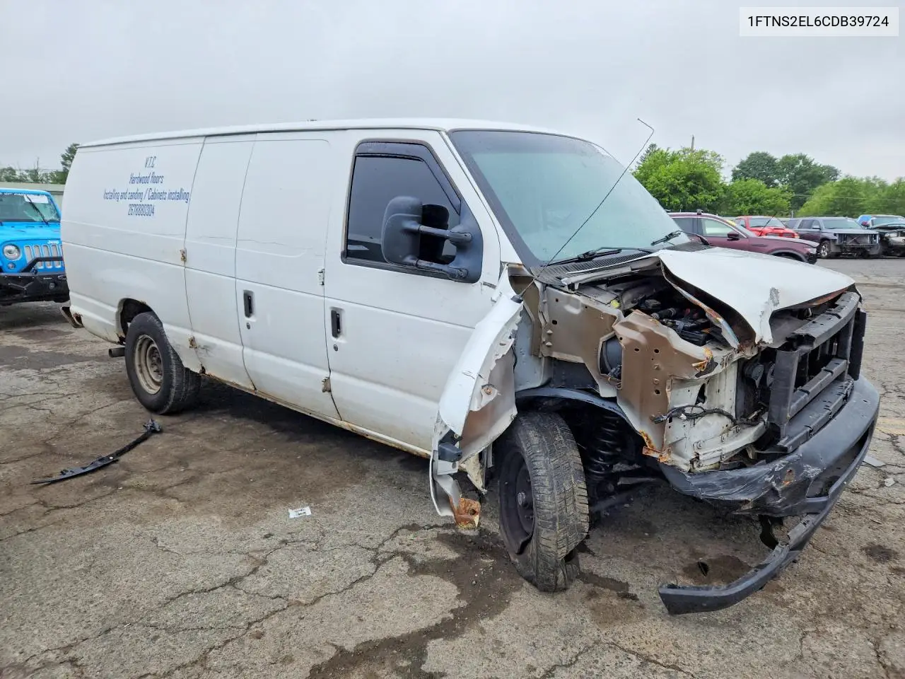 2012 Ford Econoline E250 Van VIN: 1FTNS2EL6CDB39724 Lot: 59972606