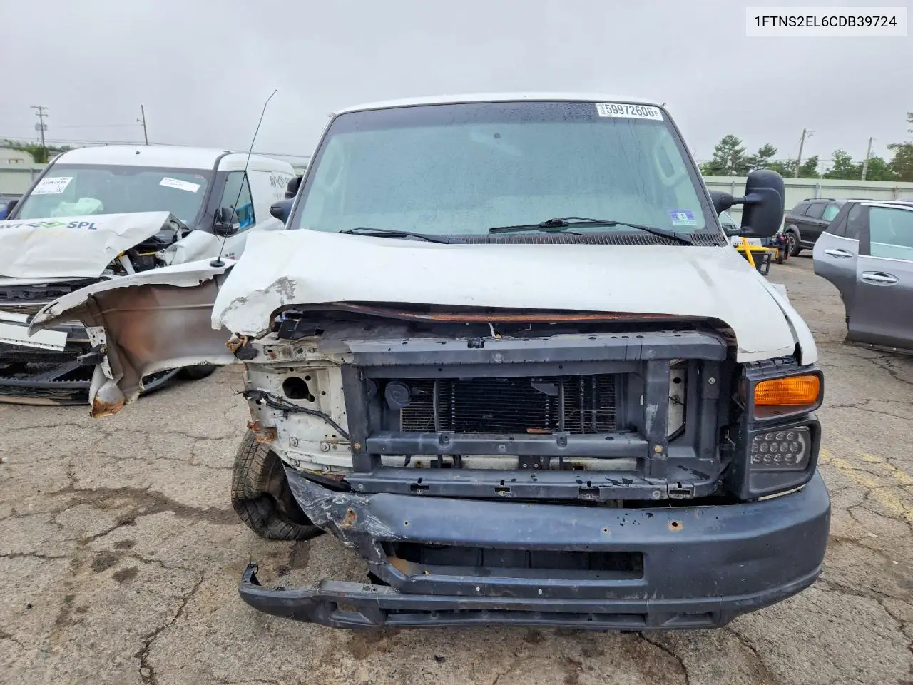 2012 Ford Econoline E250 Van VIN: 1FTNS2EL6CDB39724 Lot: 59972606