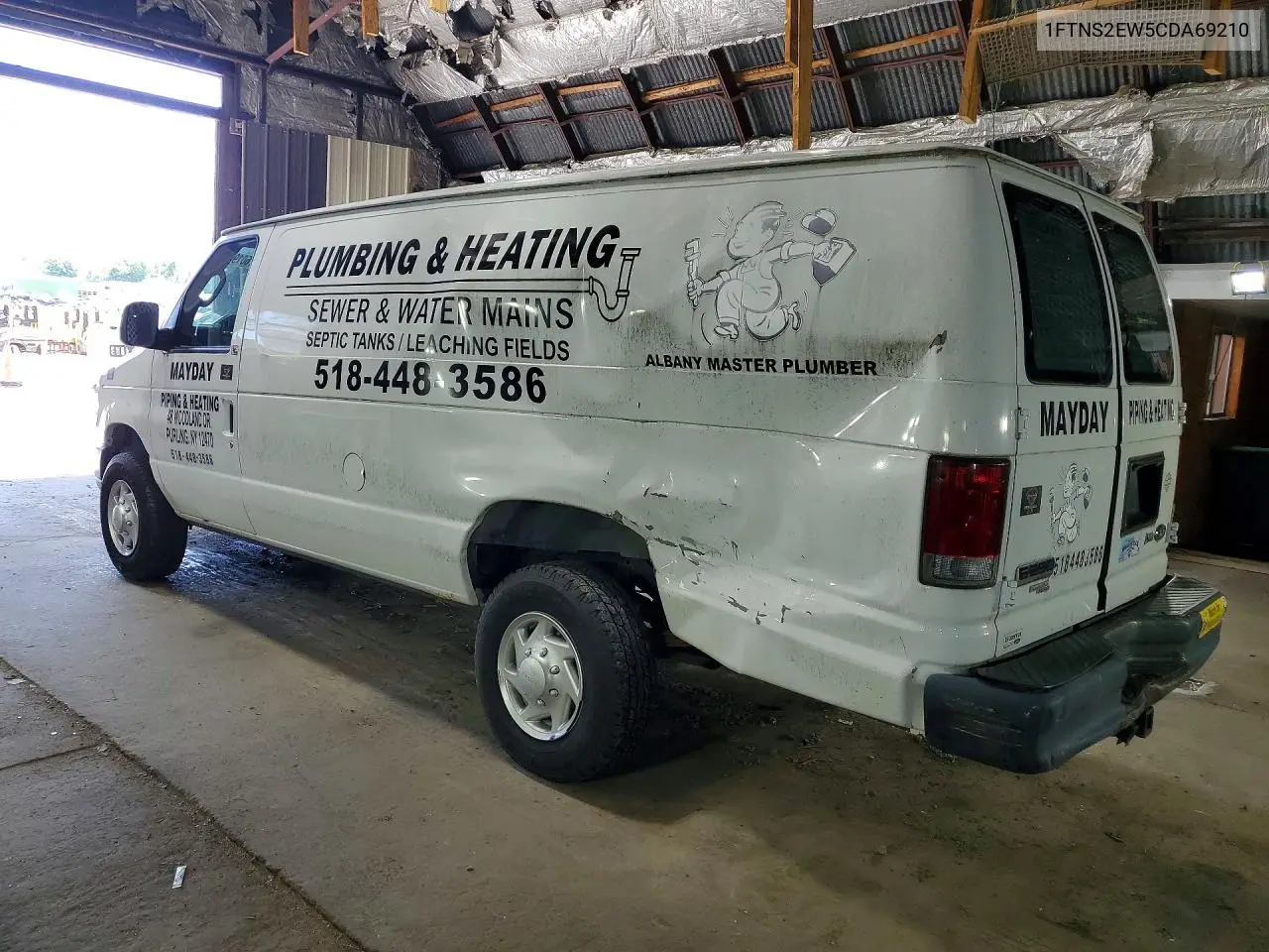 2012 Ford Econoline E250 Van VIN: 1FTNS2EW5CDA69210 Lot: 60191886