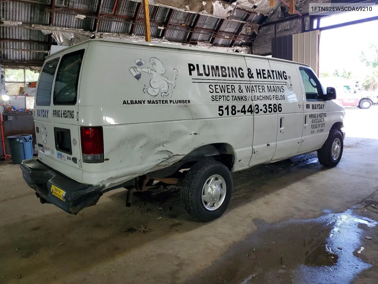 2012 Ford Econoline E250 Van VIN: 1FTNS2EW5CDA69210 Lot: 60191886