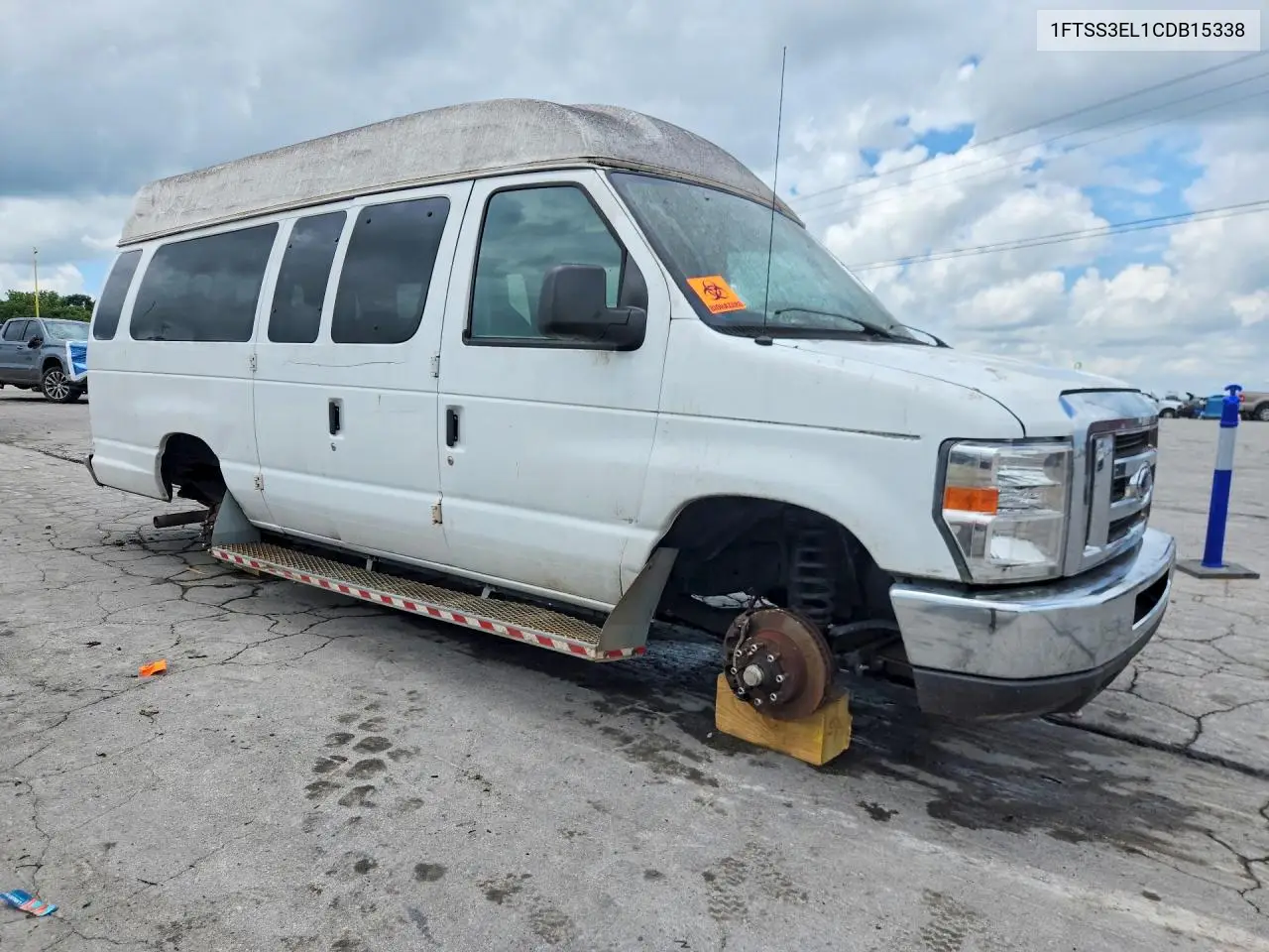 2012 Ford Econoline E350 Super Duty Van VIN: 1FTSS3EL1CDB15338 Lot: 60843046