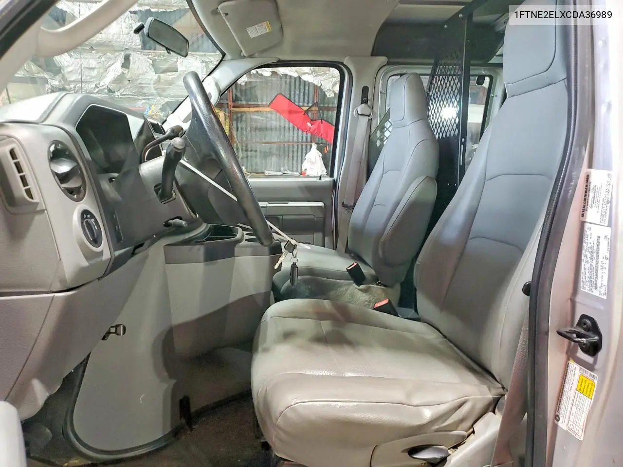 2012 Ford Econoline E250 Van VIN: 1FTNE2ELXCDA36989 Lot: 60923166