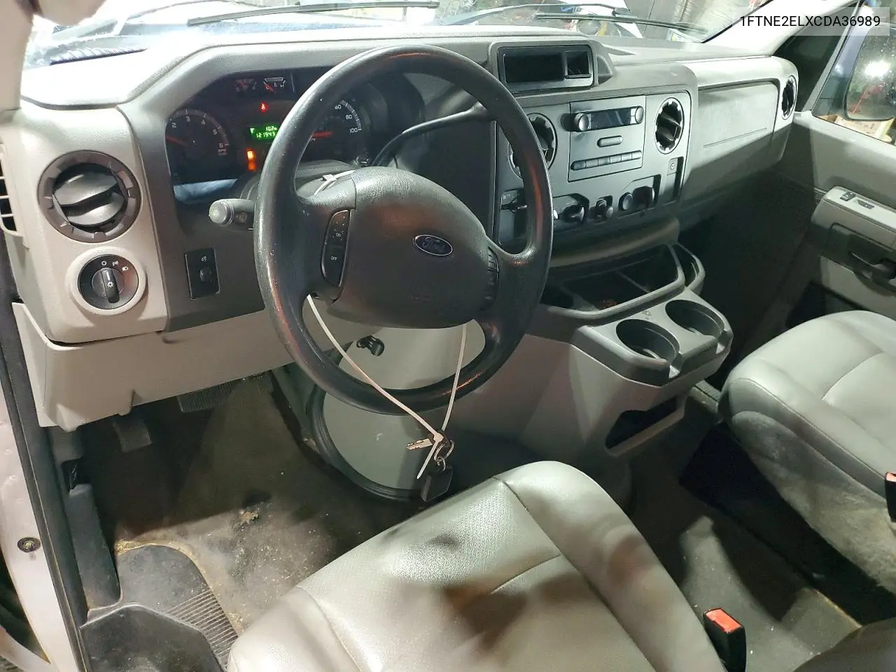 2012 Ford Econoline E250 Van VIN: 1FTNE2ELXCDA36989 Lot: 60923166