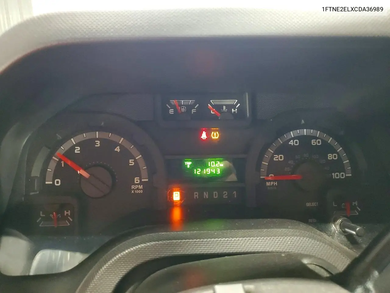 2012 Ford Econoline E250 Van VIN: 1FTNE2ELXCDA36989 Lot: 60923166