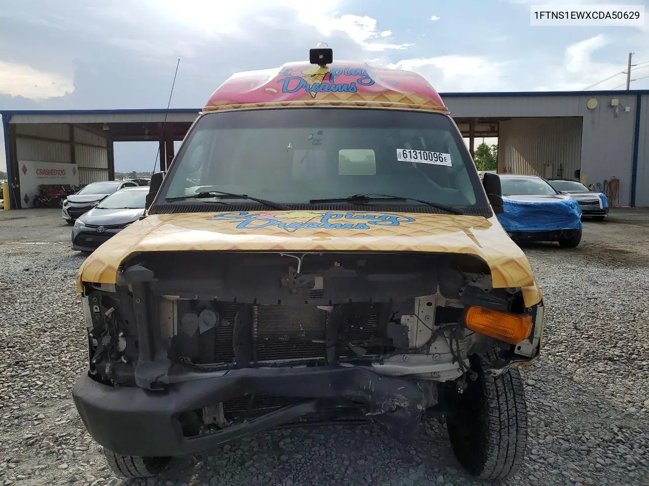 2012 Ford Econoline E150 Van VIN: 1FTNS1EWXCDA50629 Lot: 61310096
