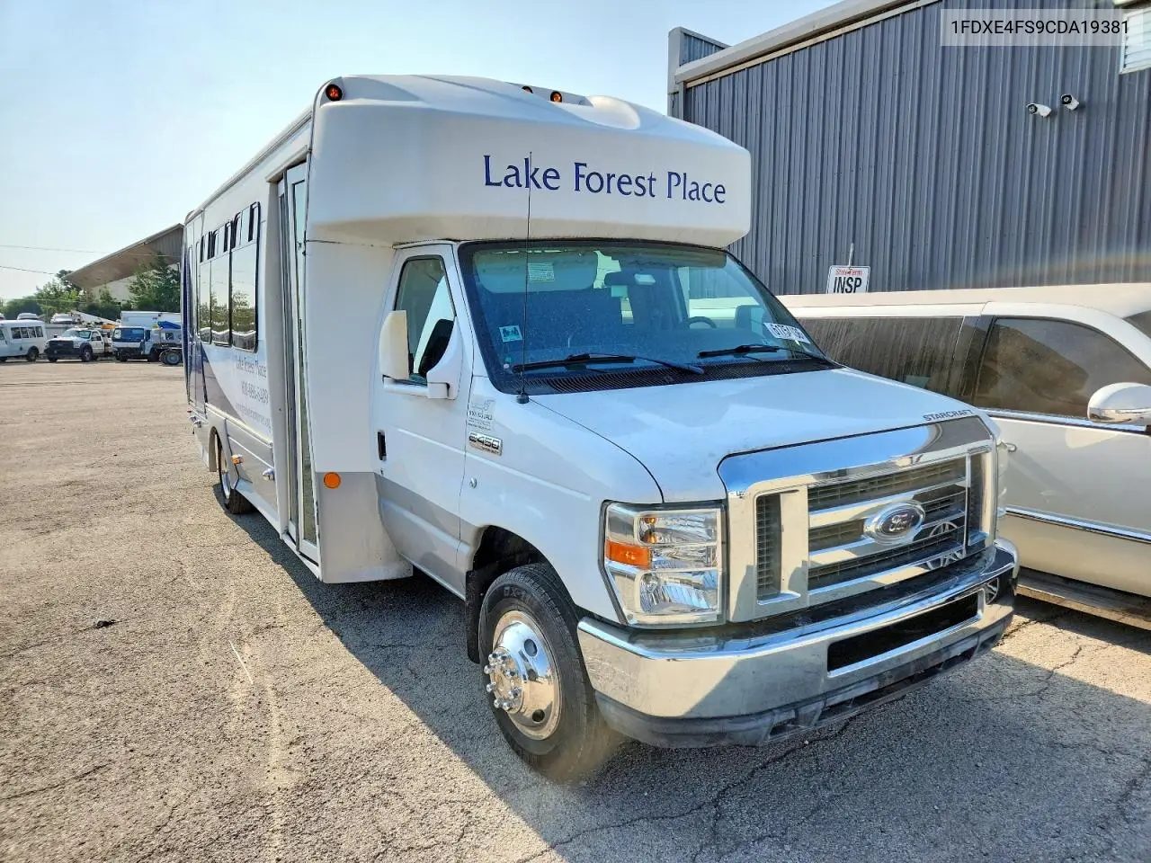 2012 Ford Econoline E450 Super Duty Cutaway Van VIN: 1FDXE4FS9CDA19381 Lot: 61754436
