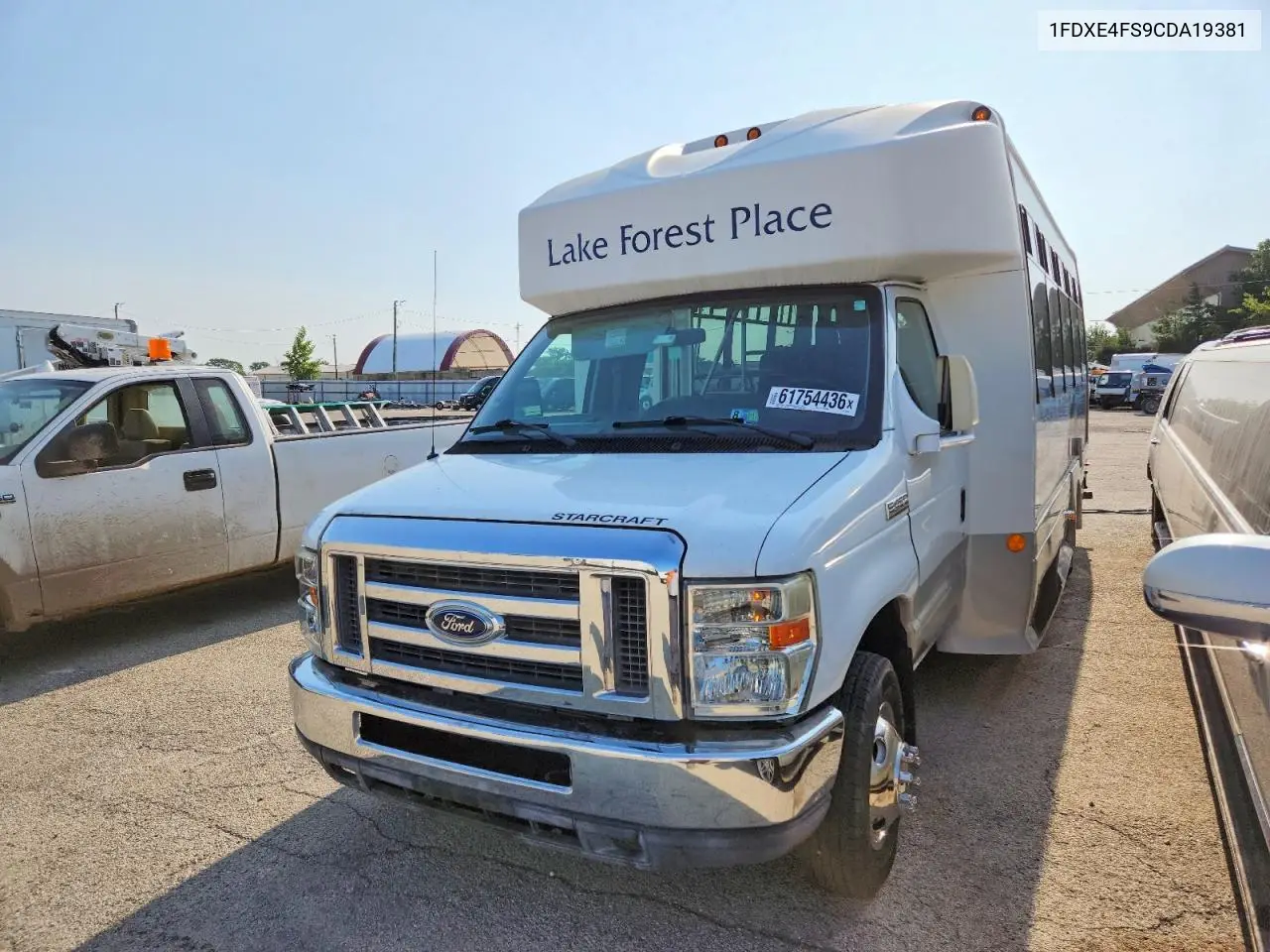 2012 Ford Econoline E450 Super Duty Cutaway Van VIN: 1FDXE4FS9CDA19381 Lot: 61754436