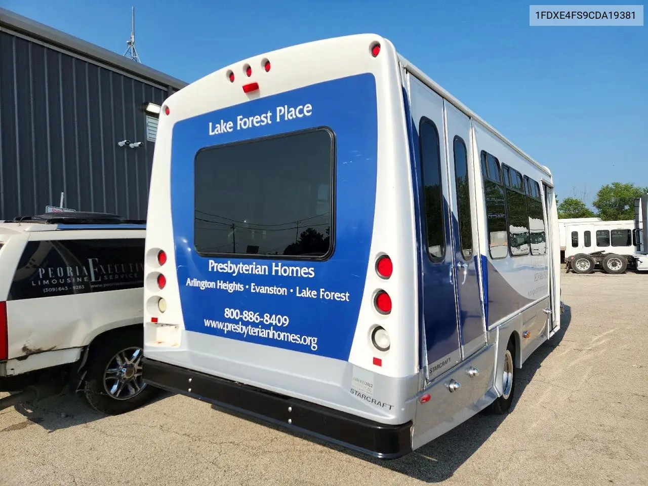2012 Ford Econoline E450 Super Duty Cutaway Van VIN: 1FDXE4FS9CDA19381 Lot: 61754436