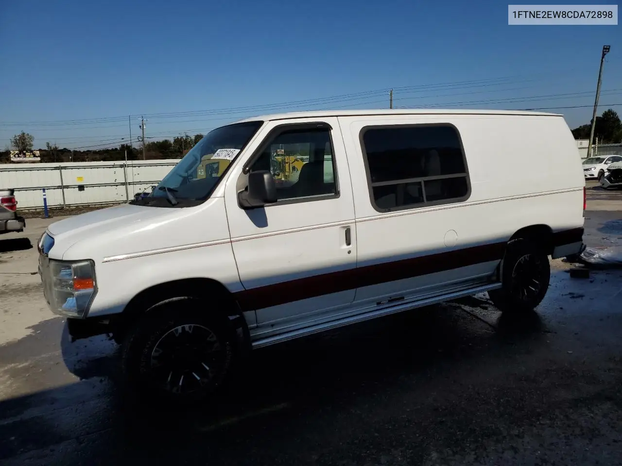 1FTNE2EW8CDA72898 2012 Ford Econoline E250 Van