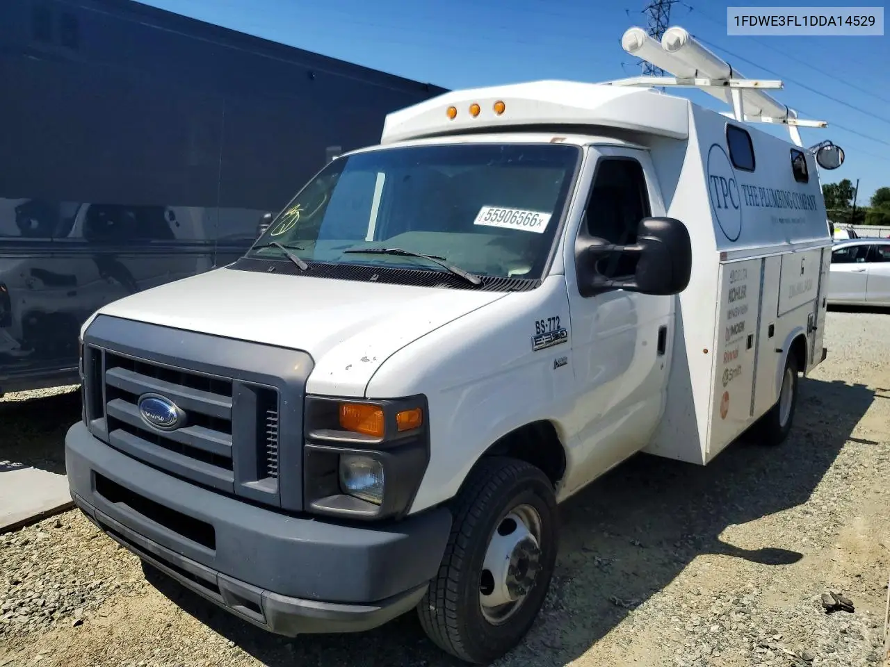 2013 Ford Econoline E350 Super Duty Cutaway Van VIN: 1FDWE3FL1DDA14529 Lot: 55906566