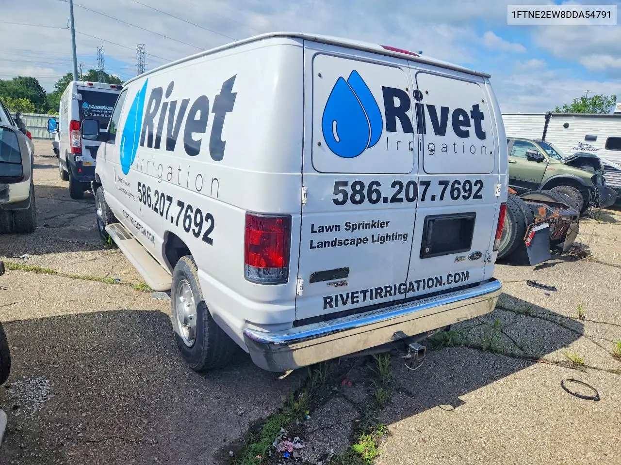 2013 Ford Econoline E250 Van VIN: 1FTNE2EW8DDA54791 Lot: 57504516