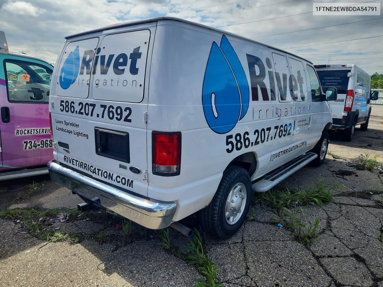2013 Ford Econoline E250 Van VIN: 1FTNE2EW8DDA54791 Lot: 57504516