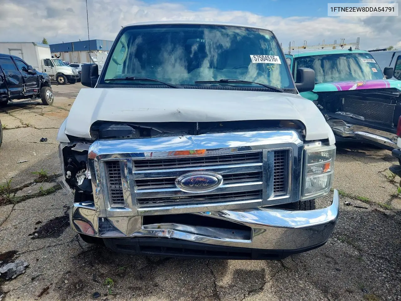2013 Ford Econoline E250 Van VIN: 1FTNE2EW8DDA54791 Lot: 57504516