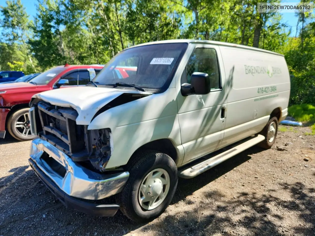2013 Ford Econoline E250 Van VIN: 1FTNE2EW7DDA65782 Lot: 58201036
