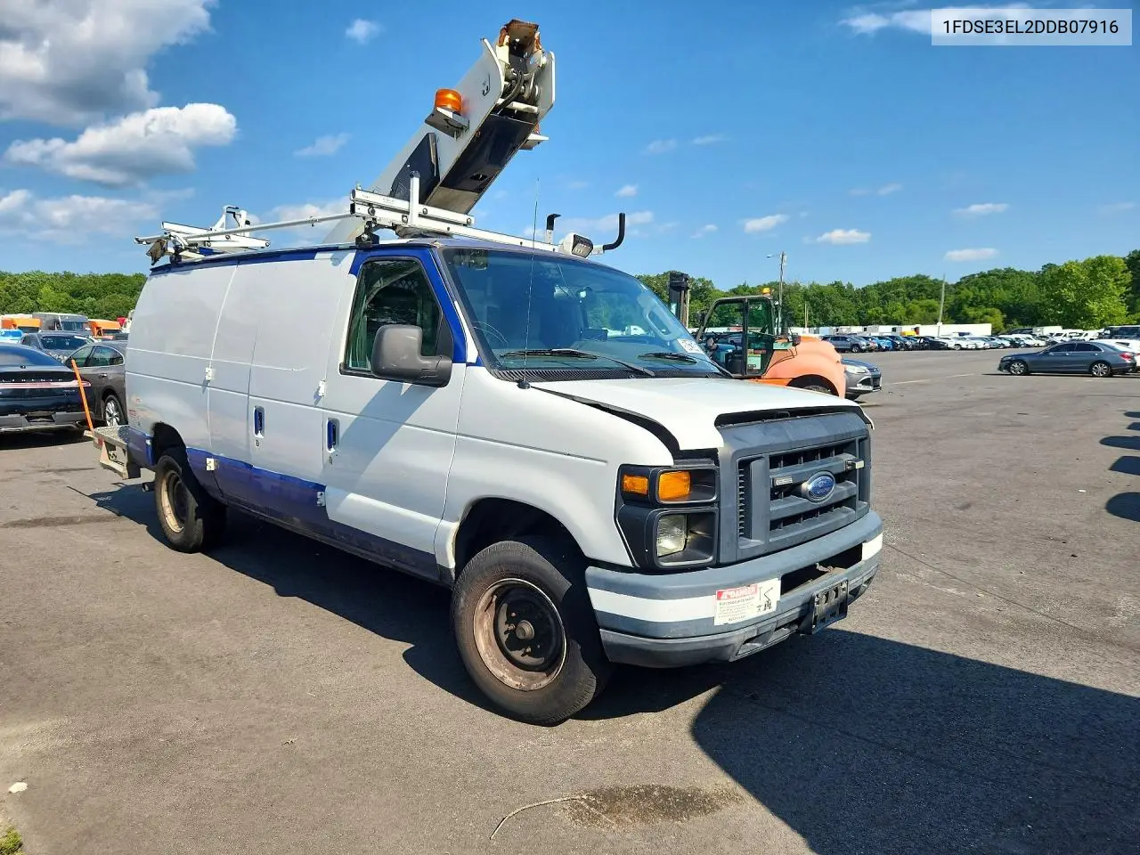 2013 Ford E350 Van With Bucket Lift VIN: 1FDSE3EL2DDB07916 Lot: 58423546