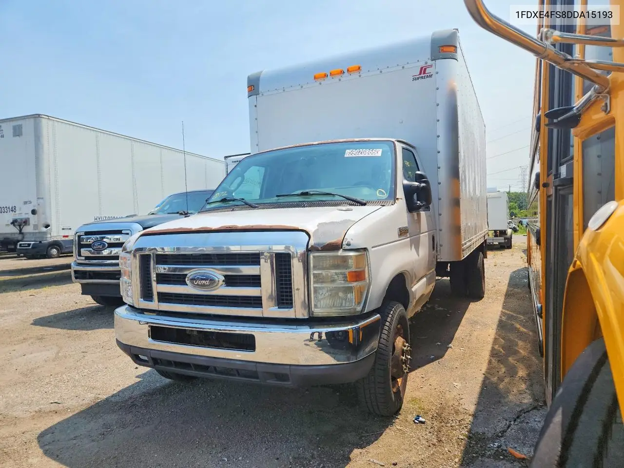 2013 Ford Econoline E450 Super Duty Cutaway Van VIN: 1FDXE4FS8DDA15193 Lot: 59020866