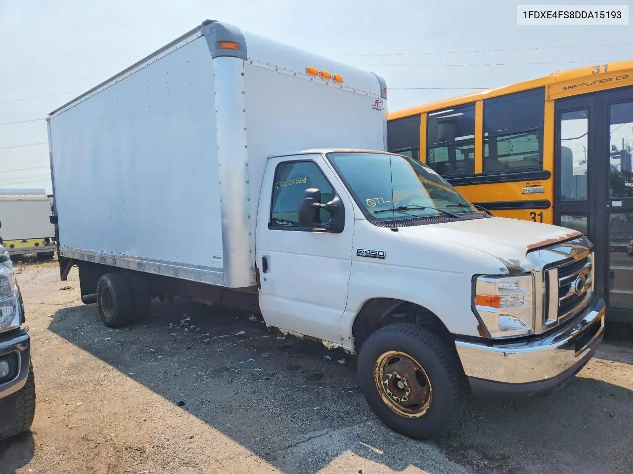 2013 Ford Econoline E450 Super Duty Cutaway Van VIN: 1FDXE4FS8DDA15193 Lot: 59020866