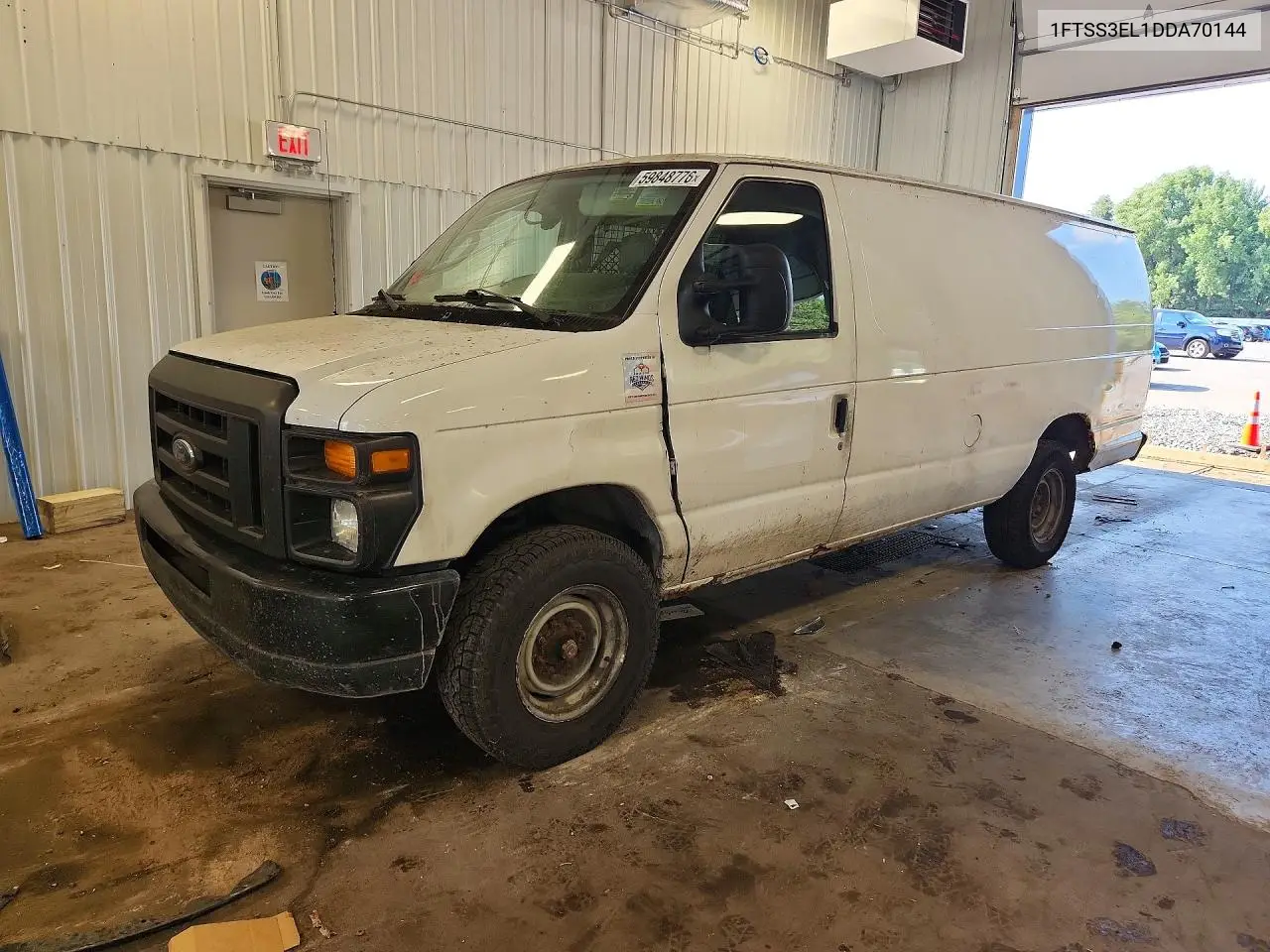 2013 Ford Econoline E350 Super Duty Van VIN: 1FTSS3EL1DDA70144 Lot: 59848776
