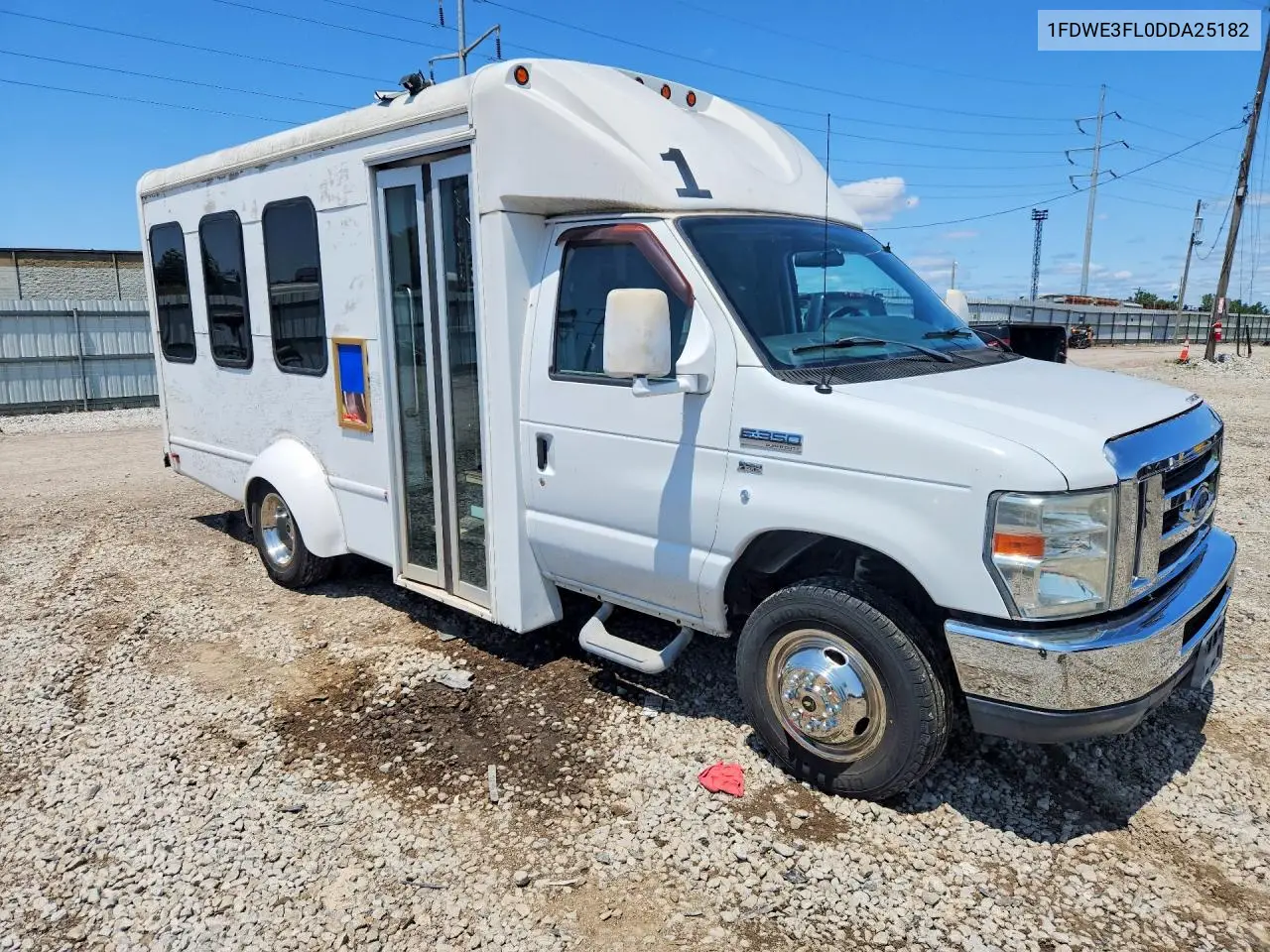 2013 Ford Econoline E350 Super Duty Cutaway Van VIN: 1FDWE3FL0DDA25182 Lot: 62435536
