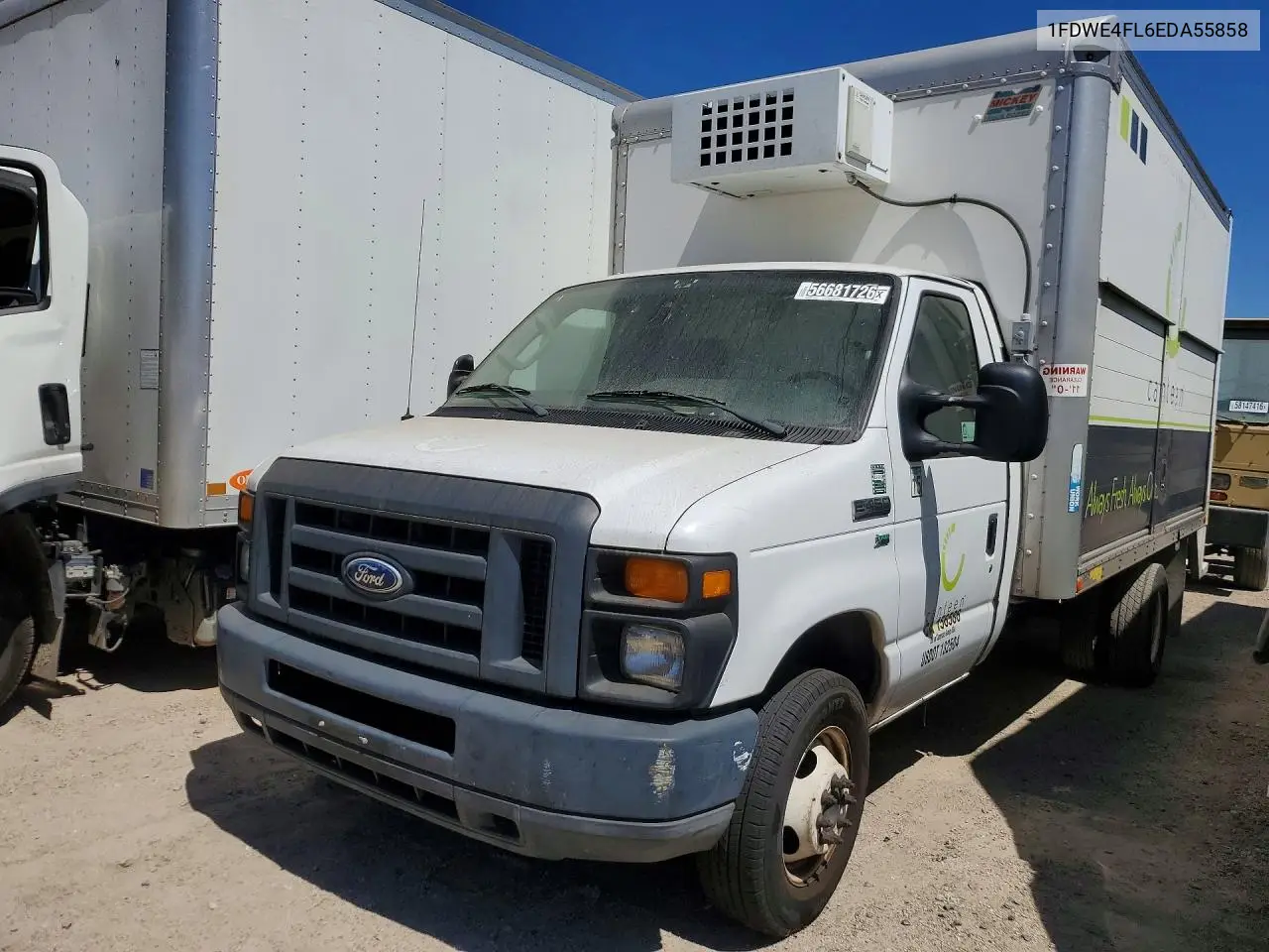 2014 Ford E450 Refrigerated Box Truck VIN: 1FDWE4FL6EDA55858 Lot: 56681726