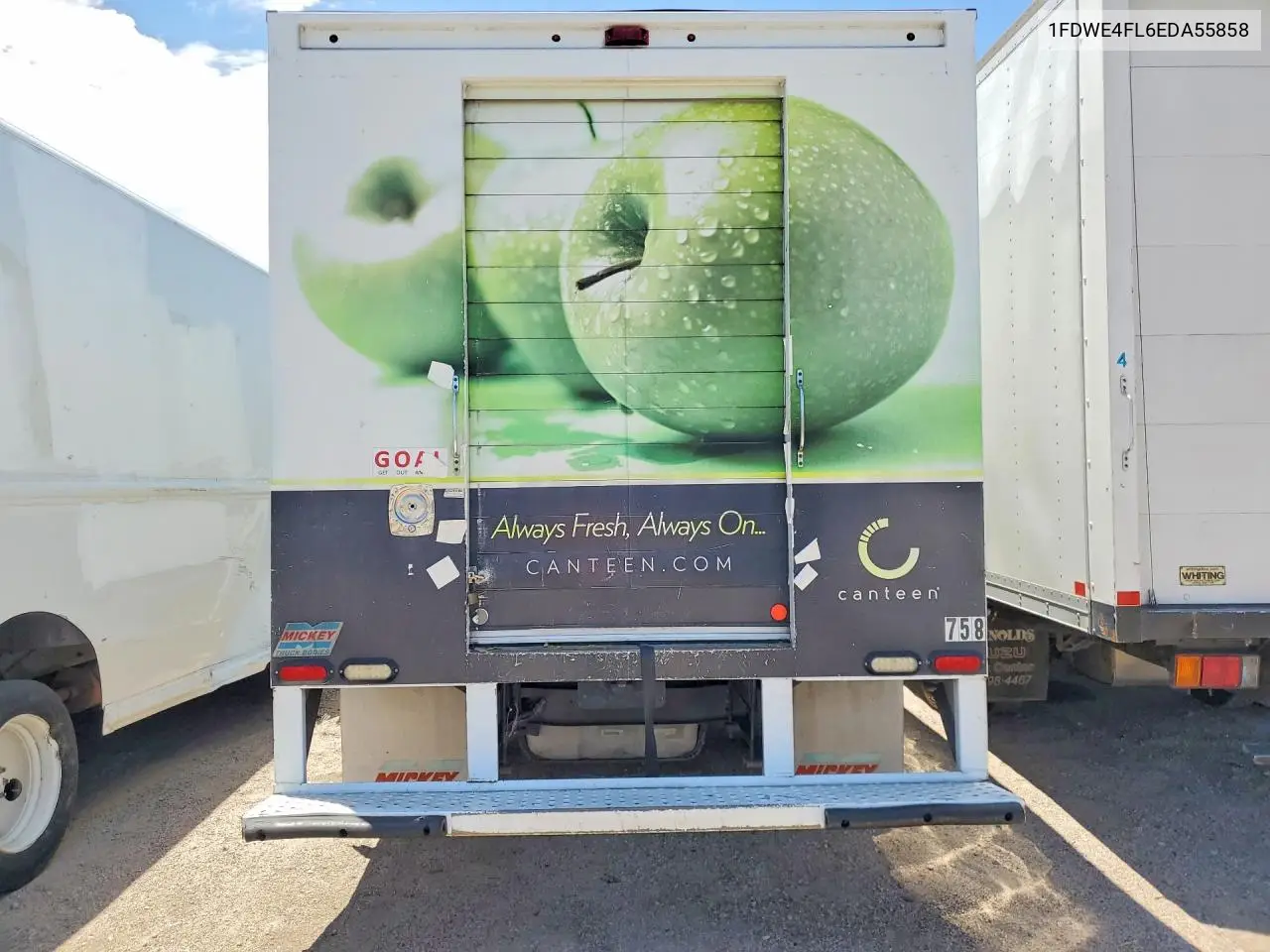 2014 Ford E450 Refrigerated Box Truck VIN: 1FDWE4FL6EDA55858 Lot: 56681726