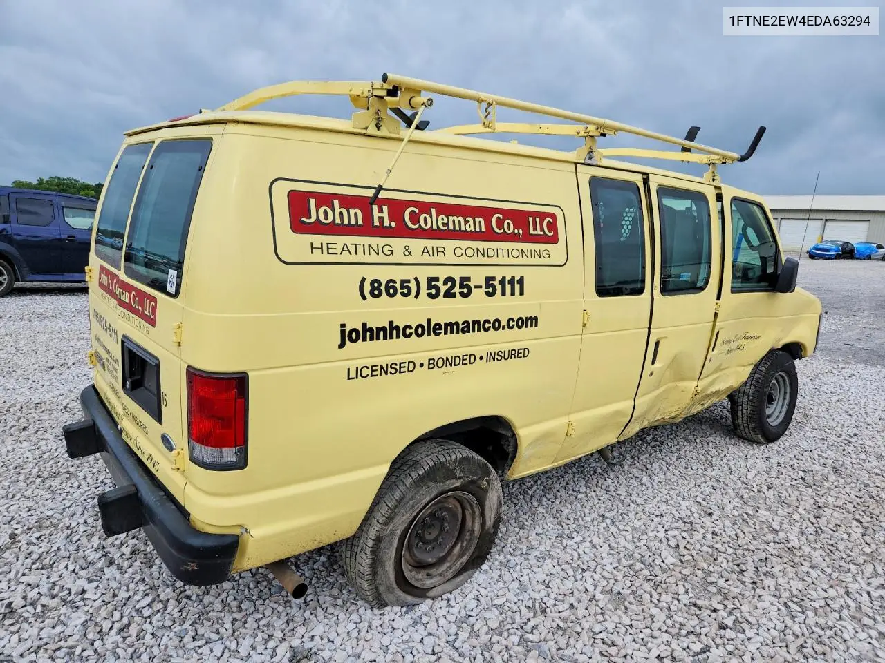 2014 Ford Econoline E250 Van VIN: 1FTNE2EW4EDA63294 Lot: 57379906
